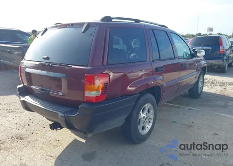 2001 Jeep Grand Cherokee Laredo z USA, uszkodzony, nr VIN 1J4GX48S11C642762